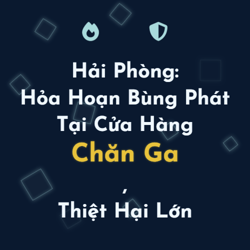 chay lon tai mot cua hang chan