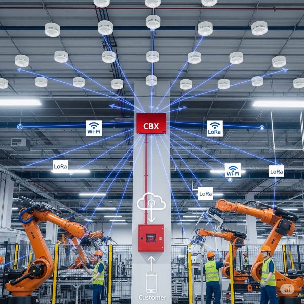 nha xuong robot