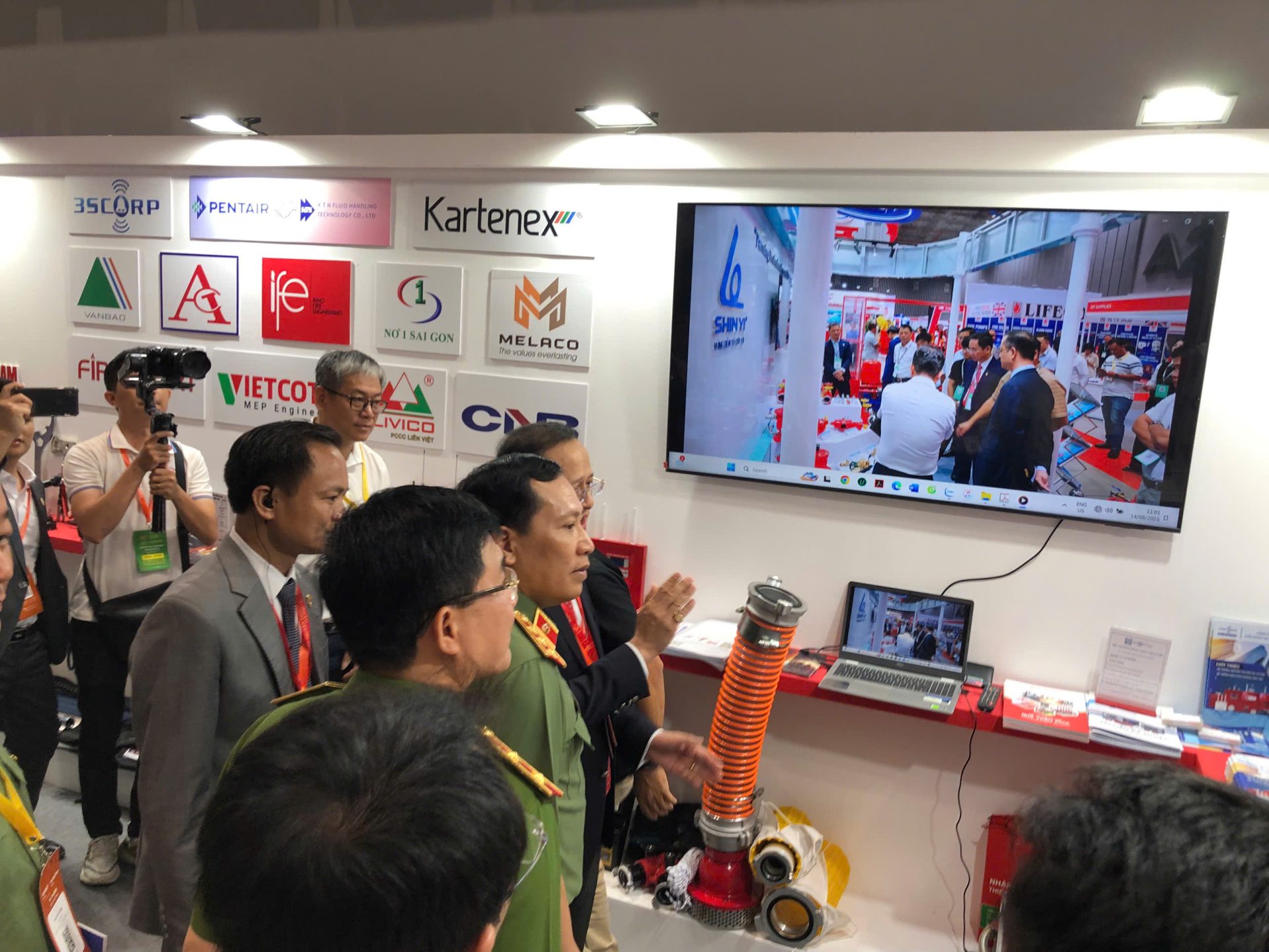 Không khí sôi động tại Secutech 2025